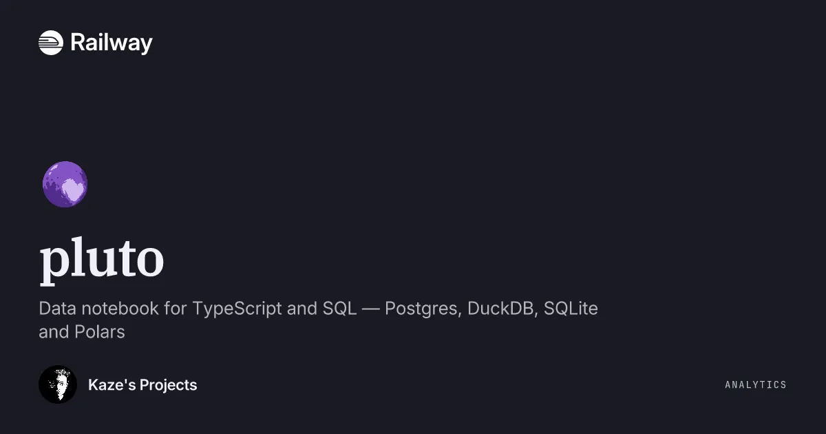 Deploy & Host pluto