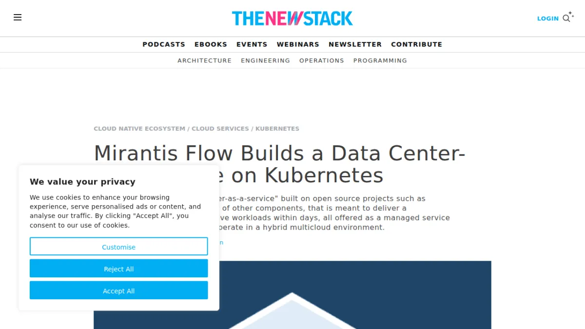 Mirantis Flow Builds a Data Center-as-a-Service on Kubernetes