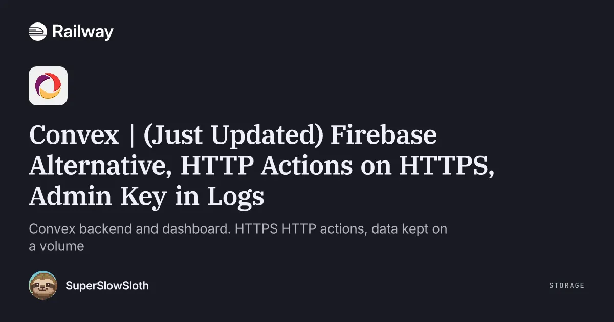 (Just Updated) Firebase Alternative, HTTP Actions on HTTPS, Admin Key in Logs