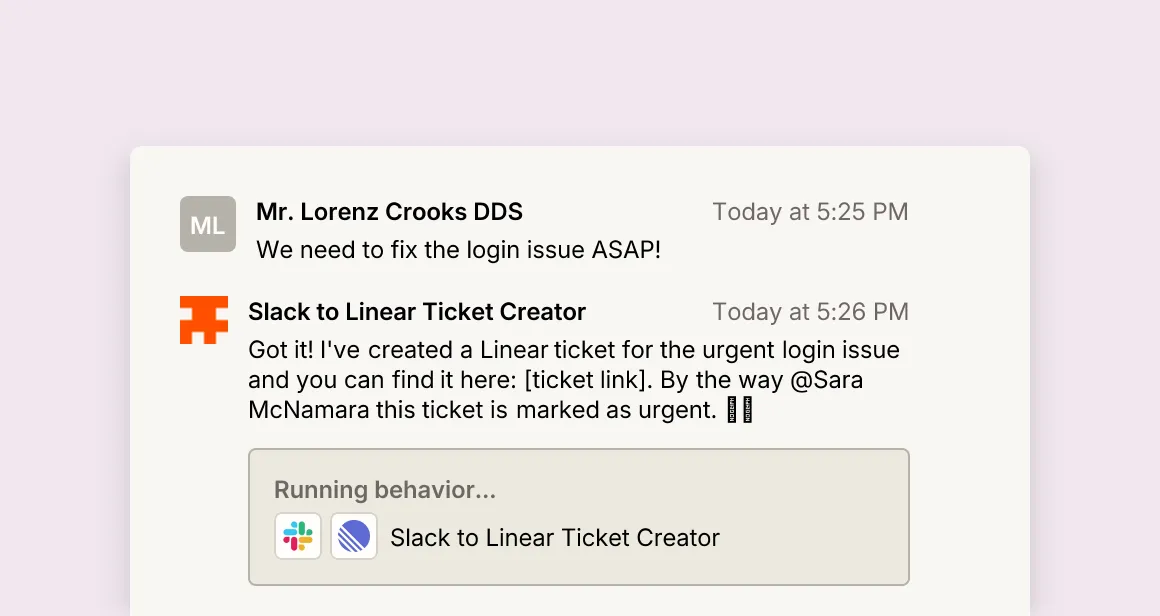 Slack to Linear Ticket Creator
