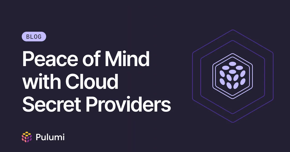 Peace of Mind with Cloud Secret Providers