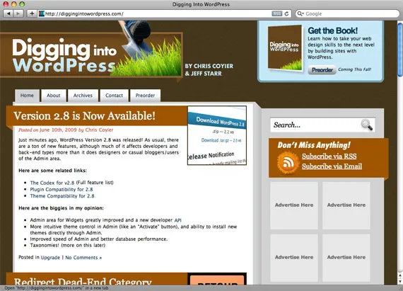 Digging Into WordPress