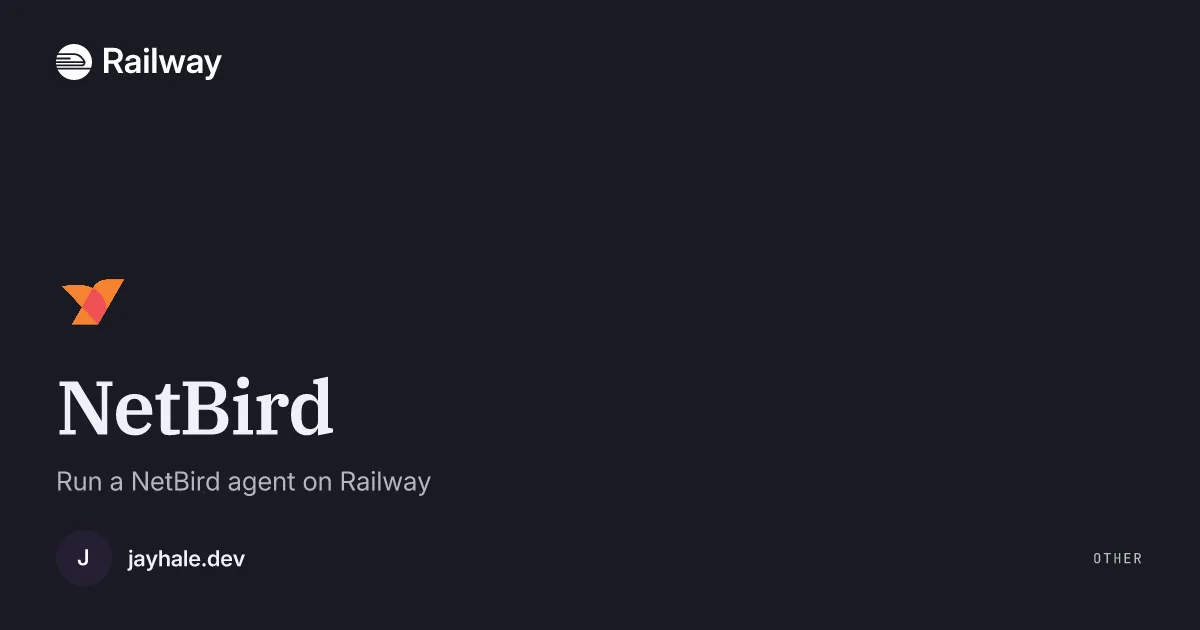 Deploy & Host NetBird