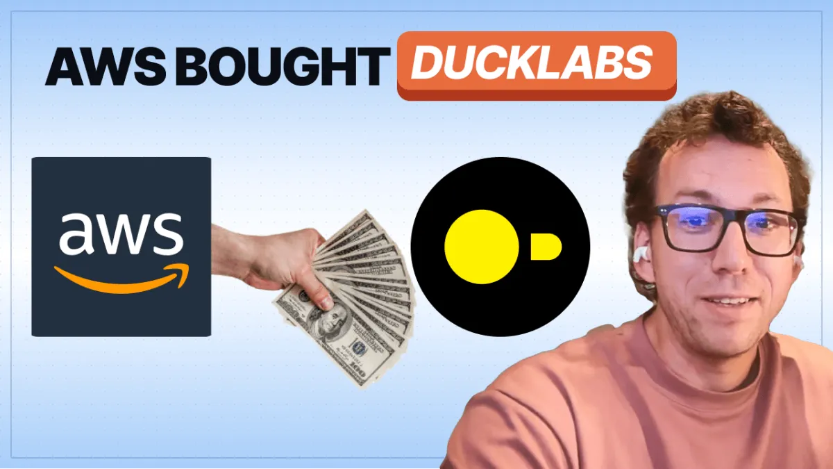 AWS Bought DuckLabs and Users Want Their Own Agents | EXPLAIN ANALYZE | MotherDuck