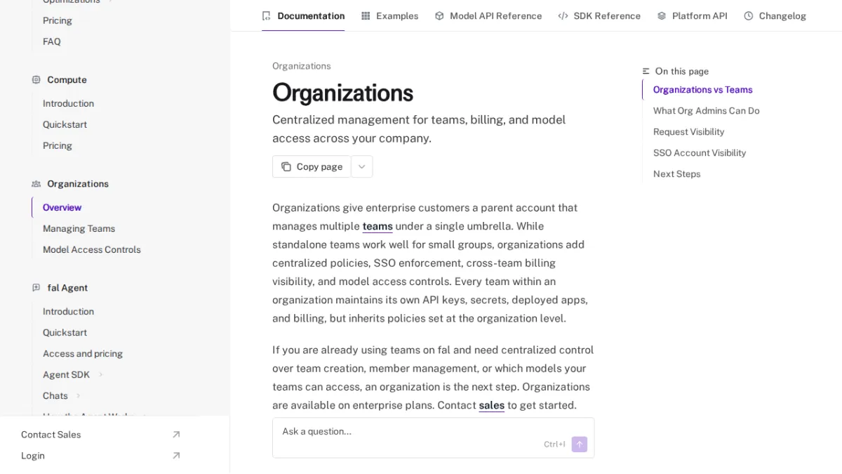 Organizations - fal