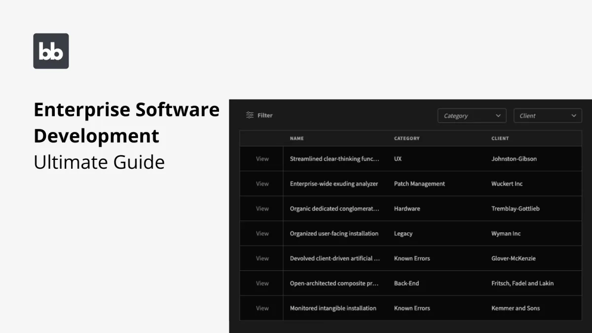 Enterprise Software Development