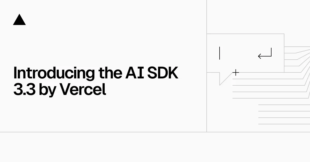 Vercel AI SDK 3.3
