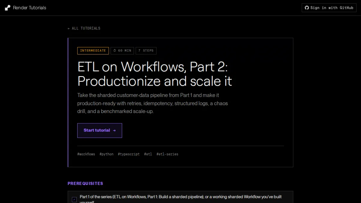 ETL on Workflows, Part 2: Productionize and scale it