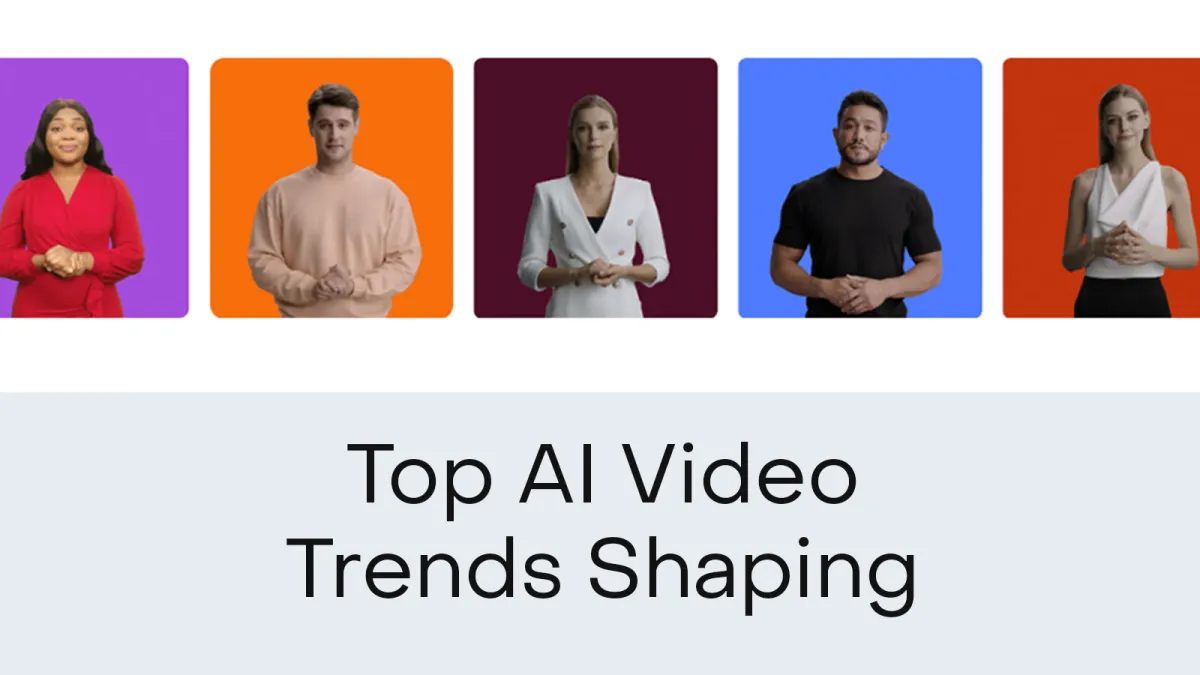 Top AI Video Trends to Watch for Content Creators