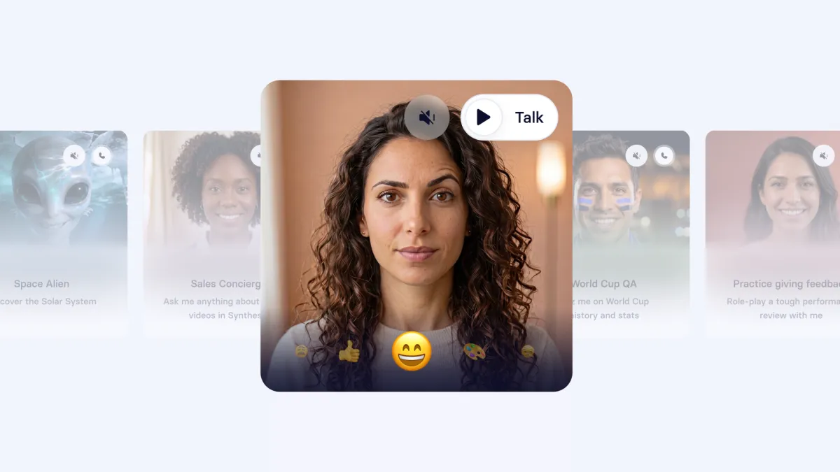 Talk, listen, see: the three levels of interactive video agents
