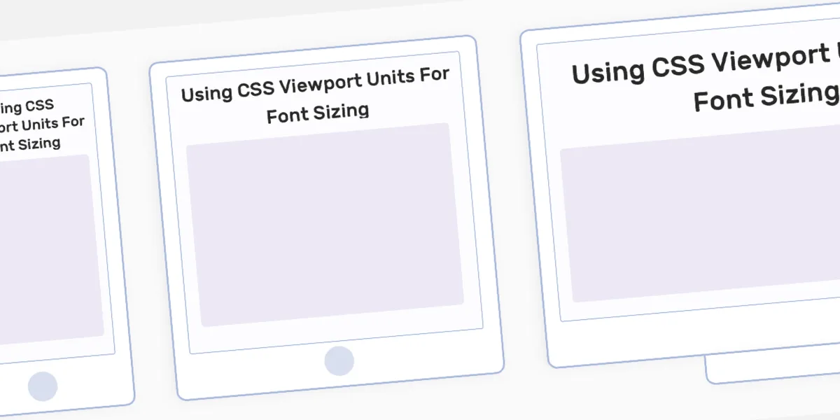 CSS Viewport Units