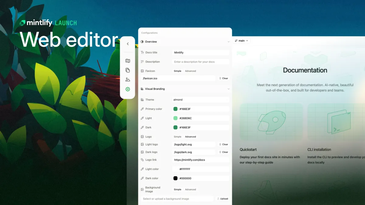 A better way to edit and publish in Mintlify
