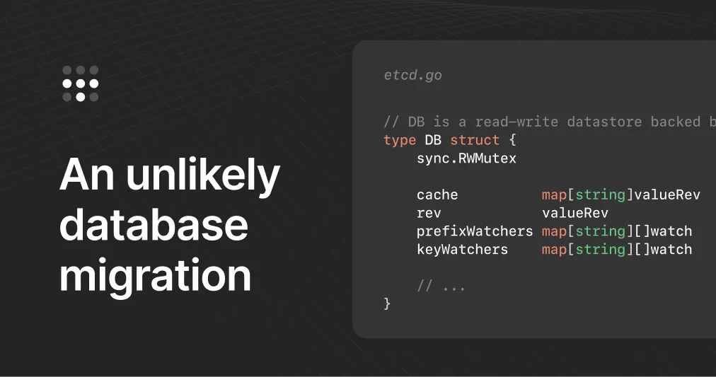 An unlikely database migration