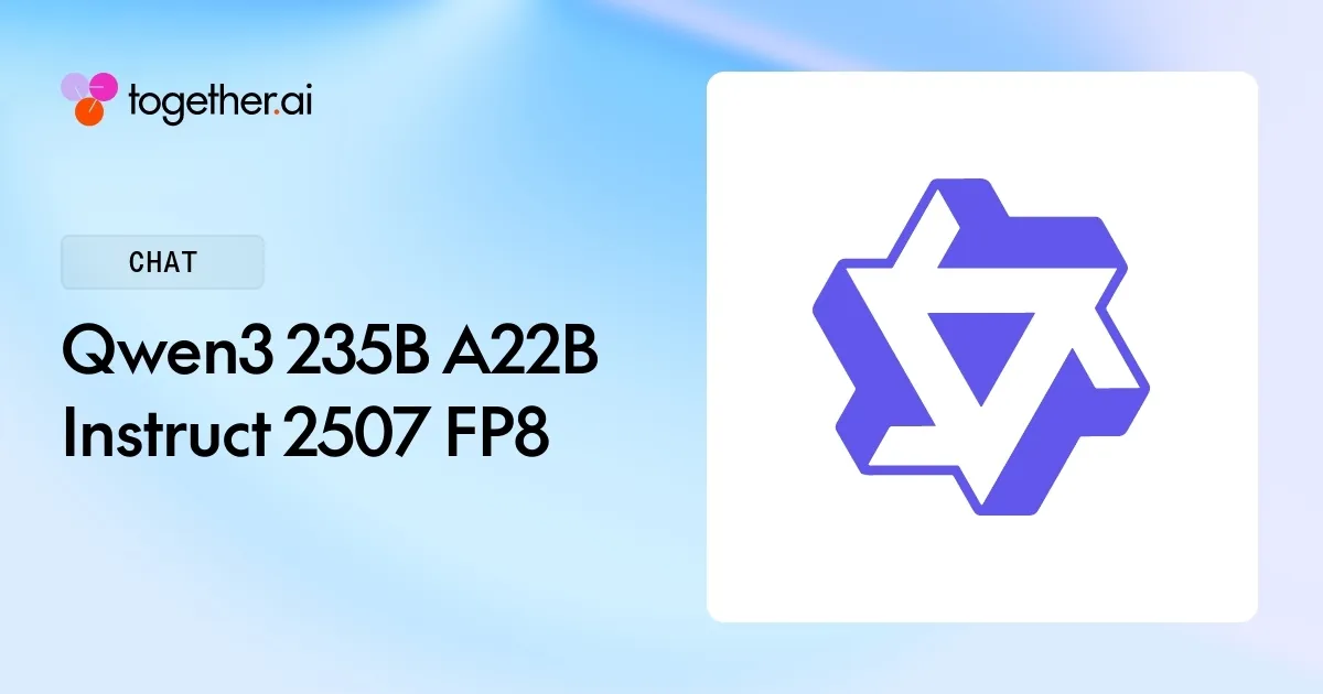 Qwen3 235B A22B Instruct 2507 FP8 Throughput: Pricing, Benchmarks & Docs Pricing