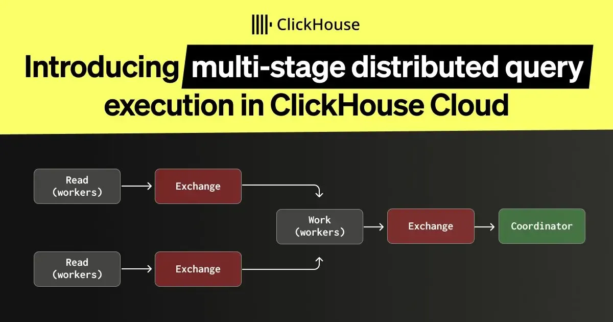 Introducing multi-stage distributed query execution in ClickHouse Cloud