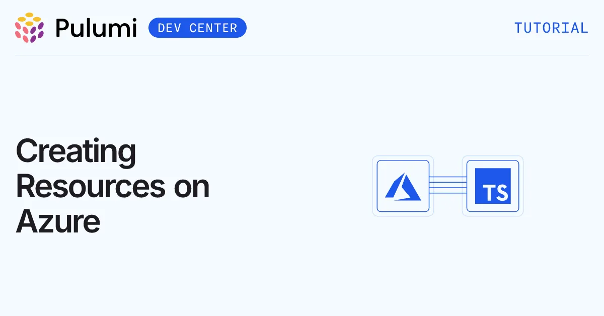 Creating Resources on Azure