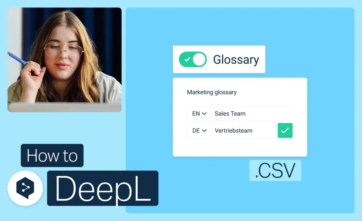 Import a glossary from CSV