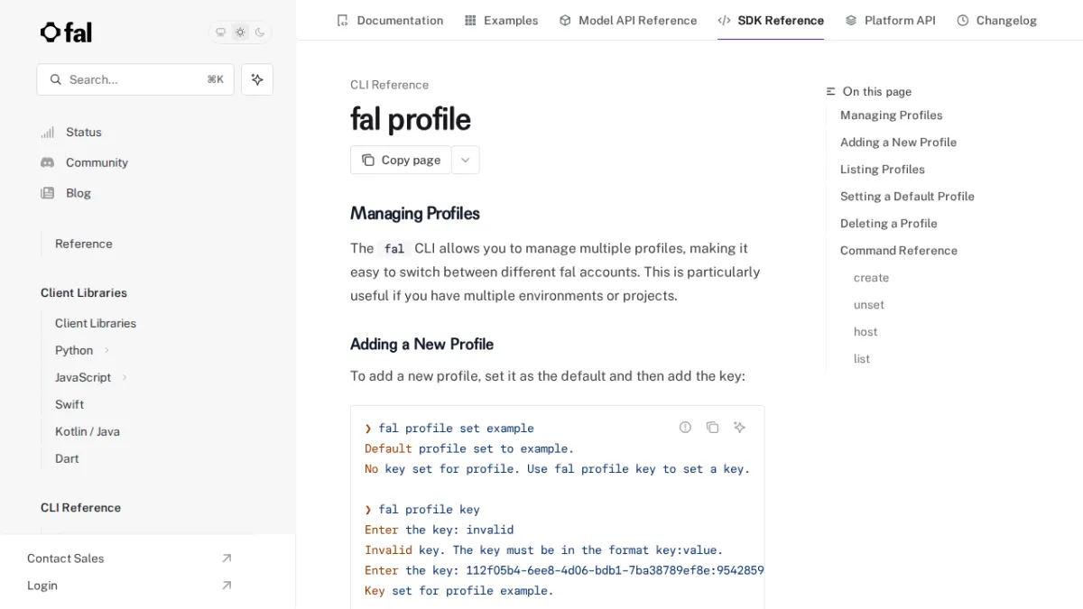 fal profile - fal