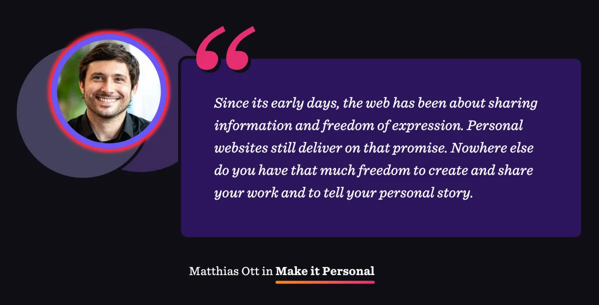 Make it Personal