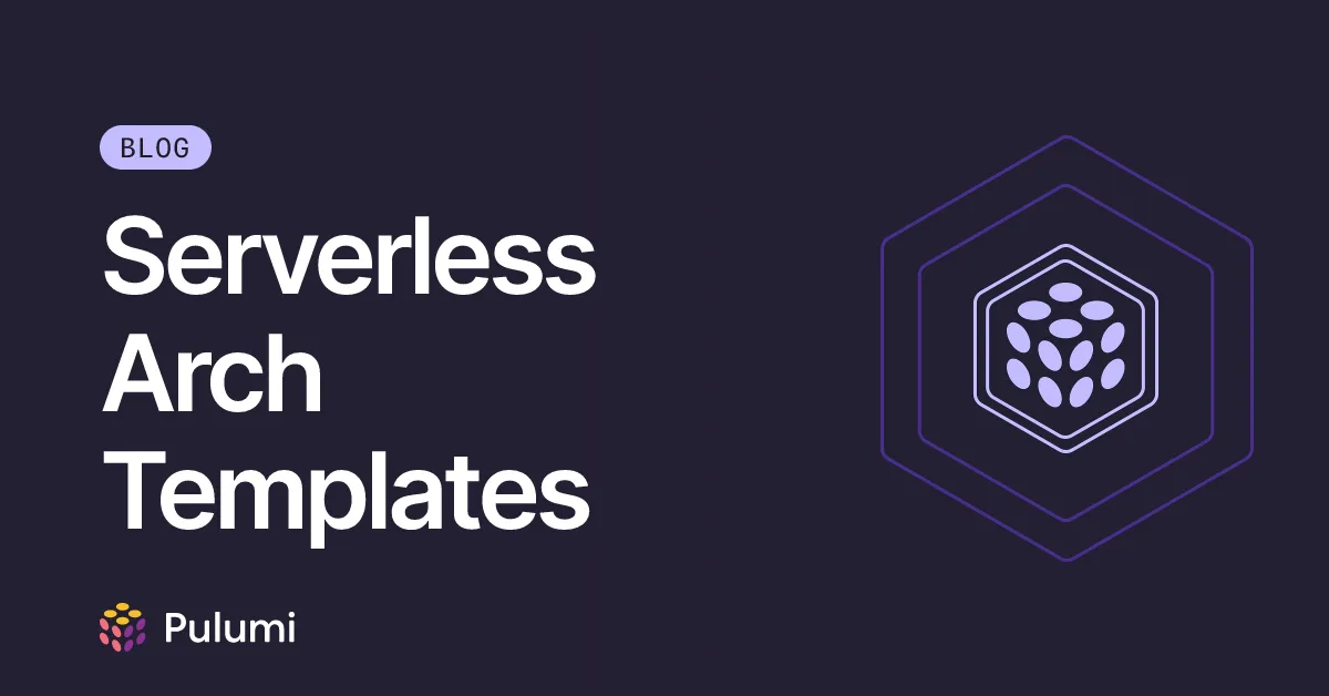 Serverless Arch Templates
