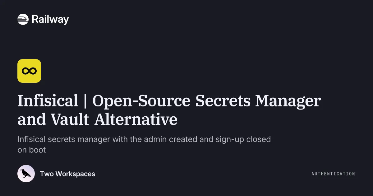 Open-Source Secrets Manager and Vault Alternative