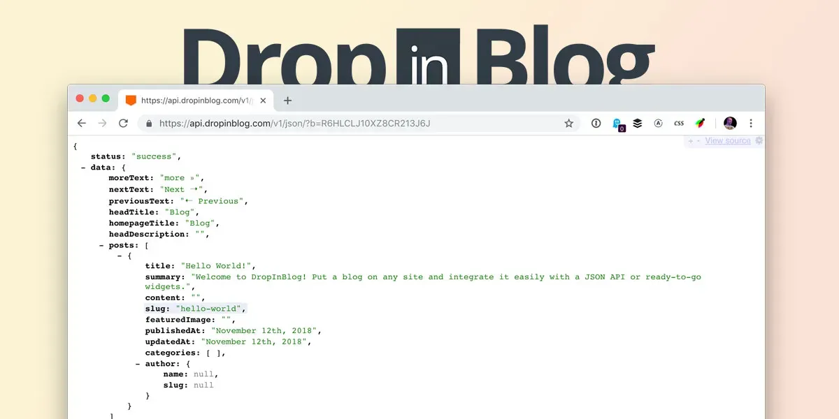 Embed a Blog Onto Any Website With DropInBlog