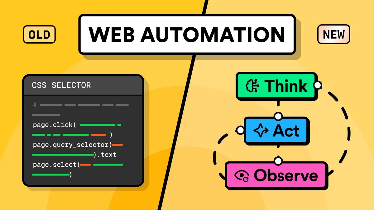 Declarative Web Automation: Transitioning from CSS Selectors to ReAct Agent Loops