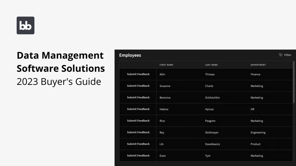 Data Management Software Solutions