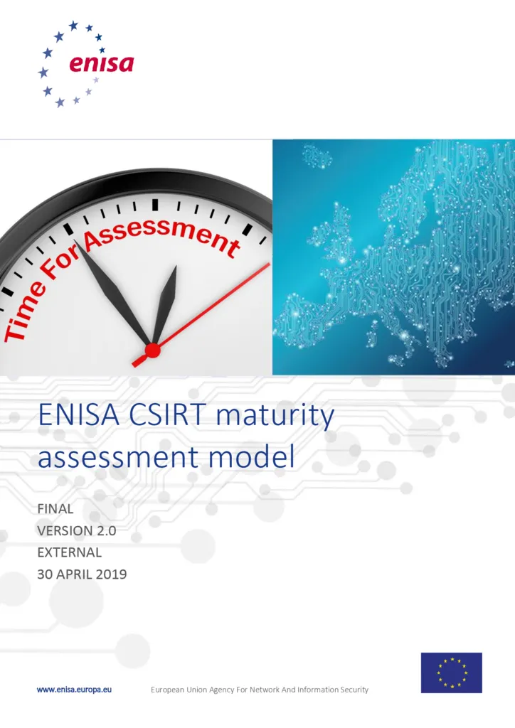 ENISA CSIRT maturity assessment model