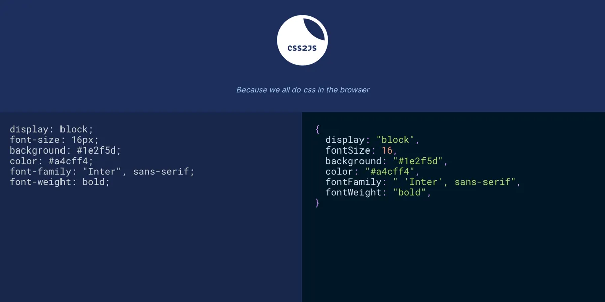 CSS2JS | CSS-Tricks