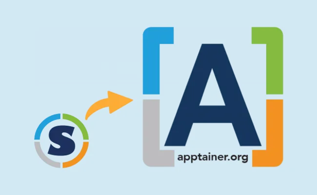 Apptainer, a Container System for High-Performance Computing
