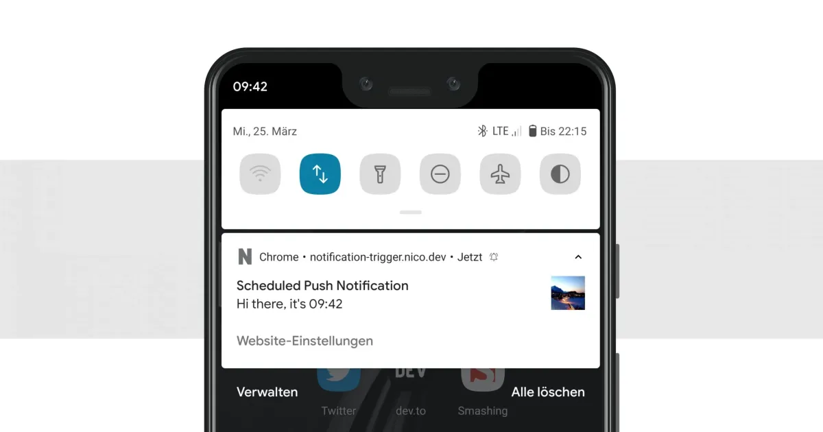 Creating Scheduled Push Notifications
