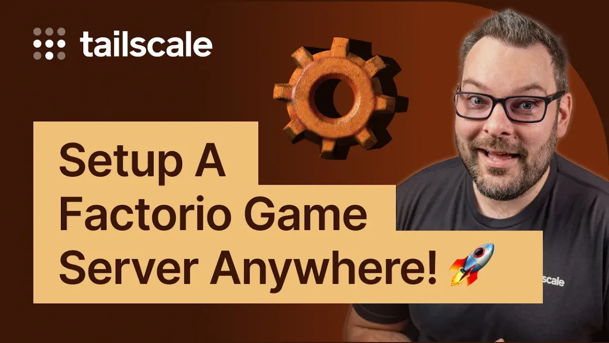 Share a multiplayer Factorio server over Tailscale