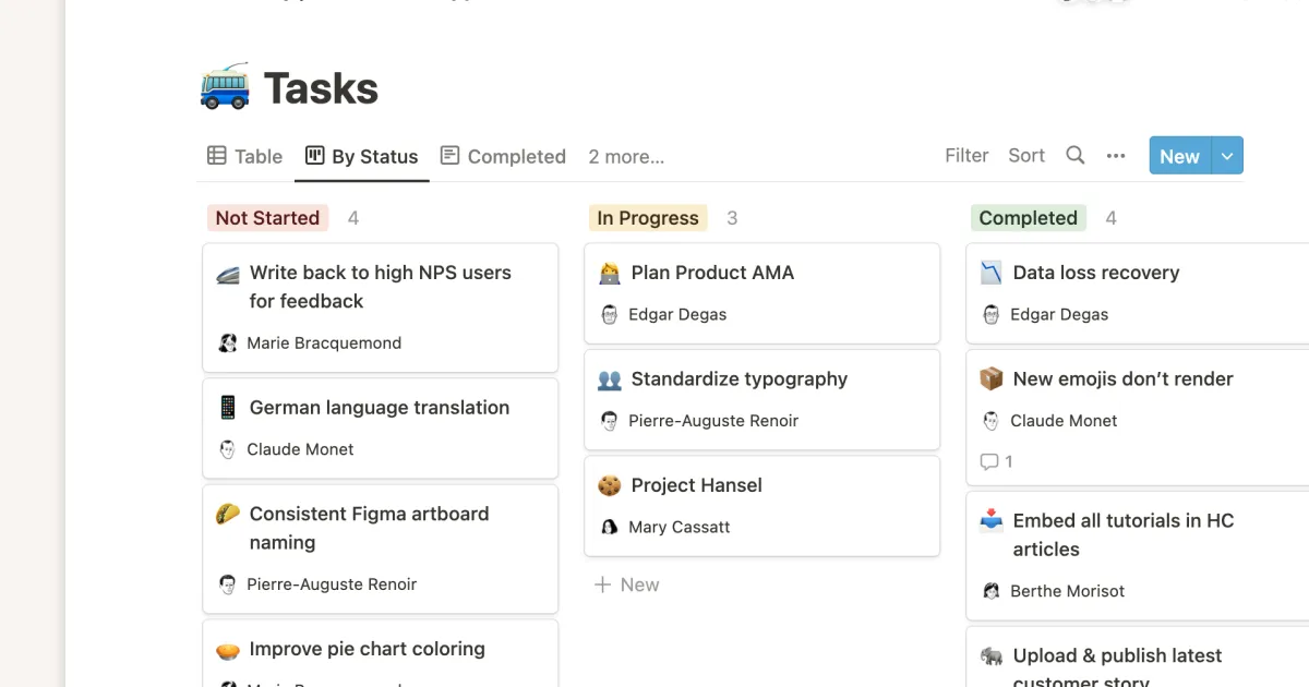 Optimizing Team Task Management with Notion's Dashboard