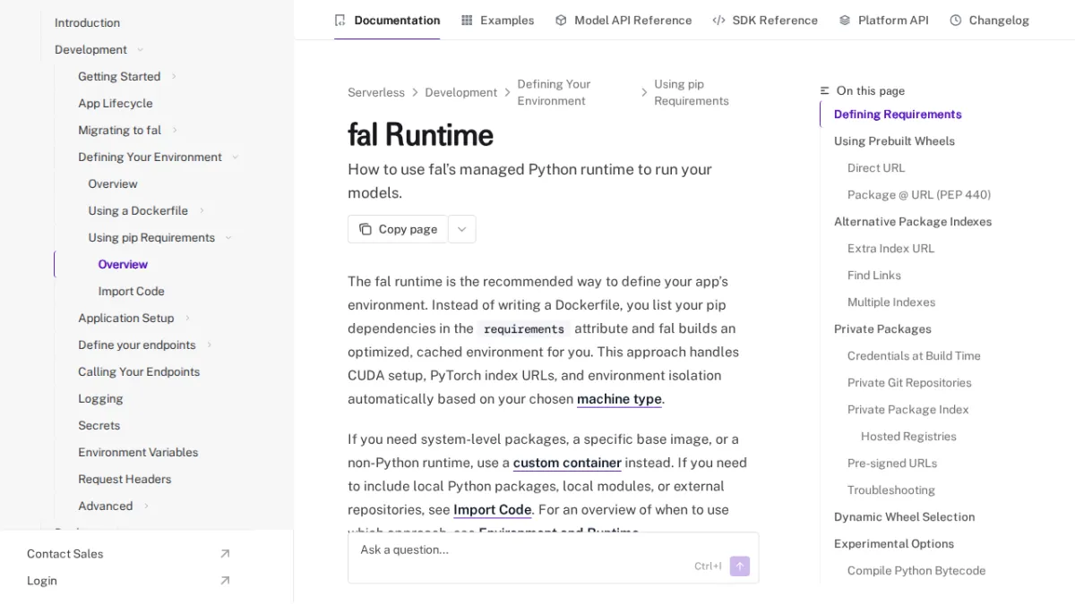 fal Runtime - fal