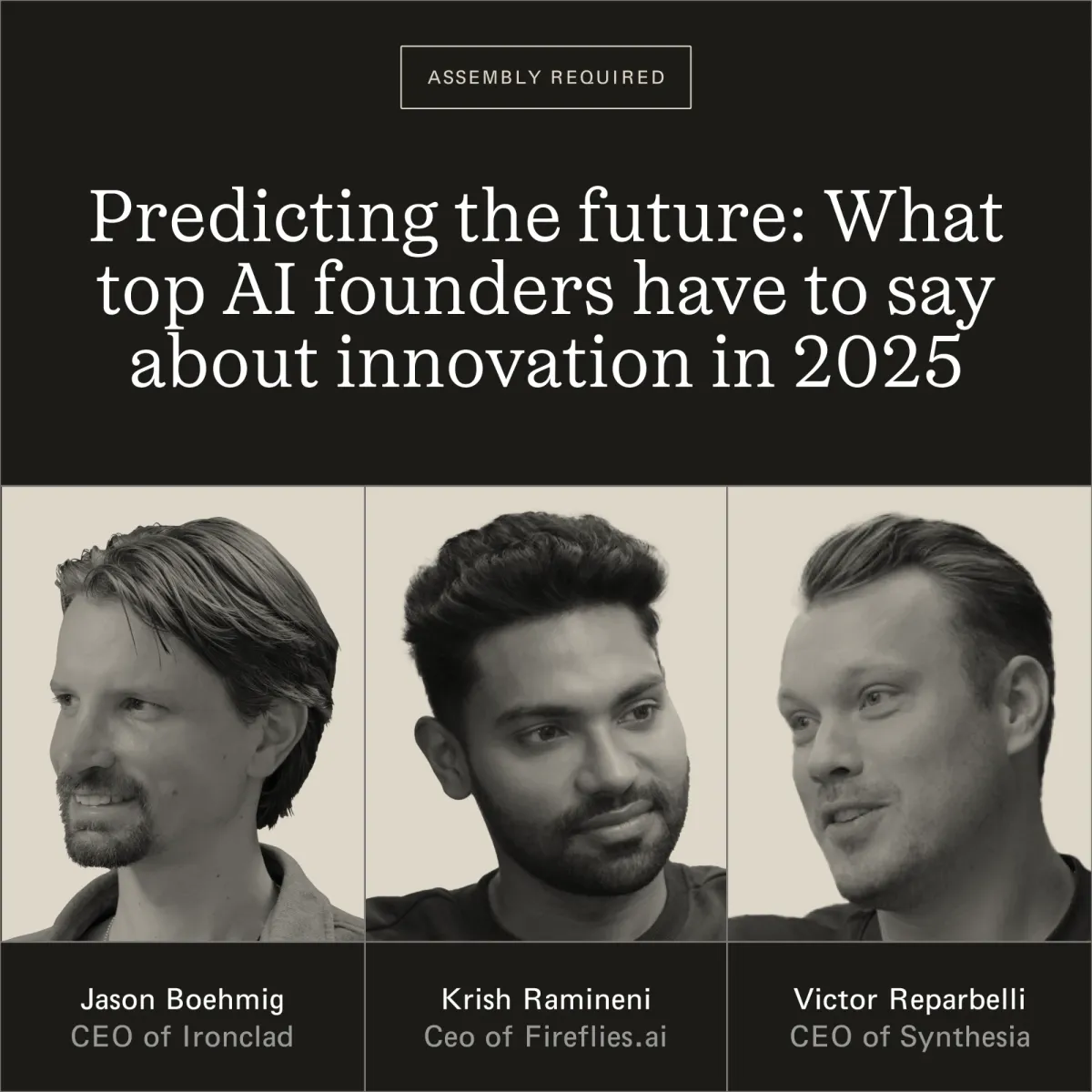 Predicting the future: What top AI founders have to say about innovation in 2025