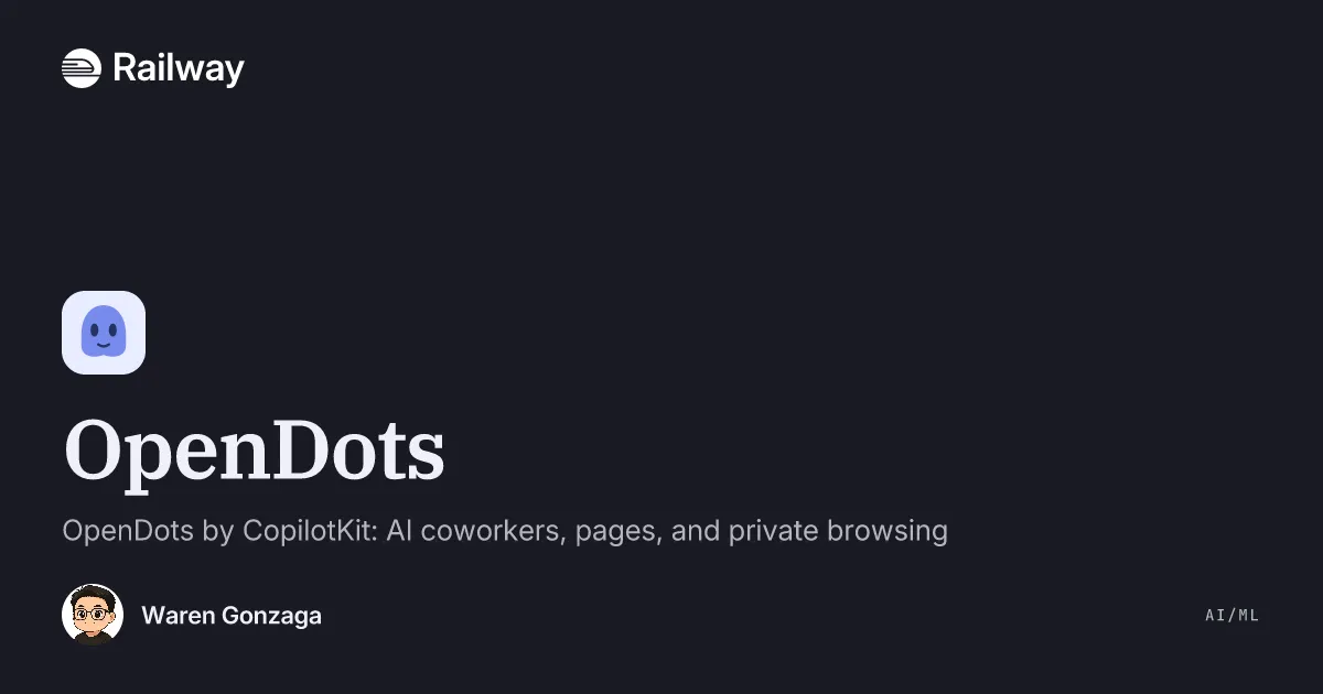 Deploy & Host OpenDots