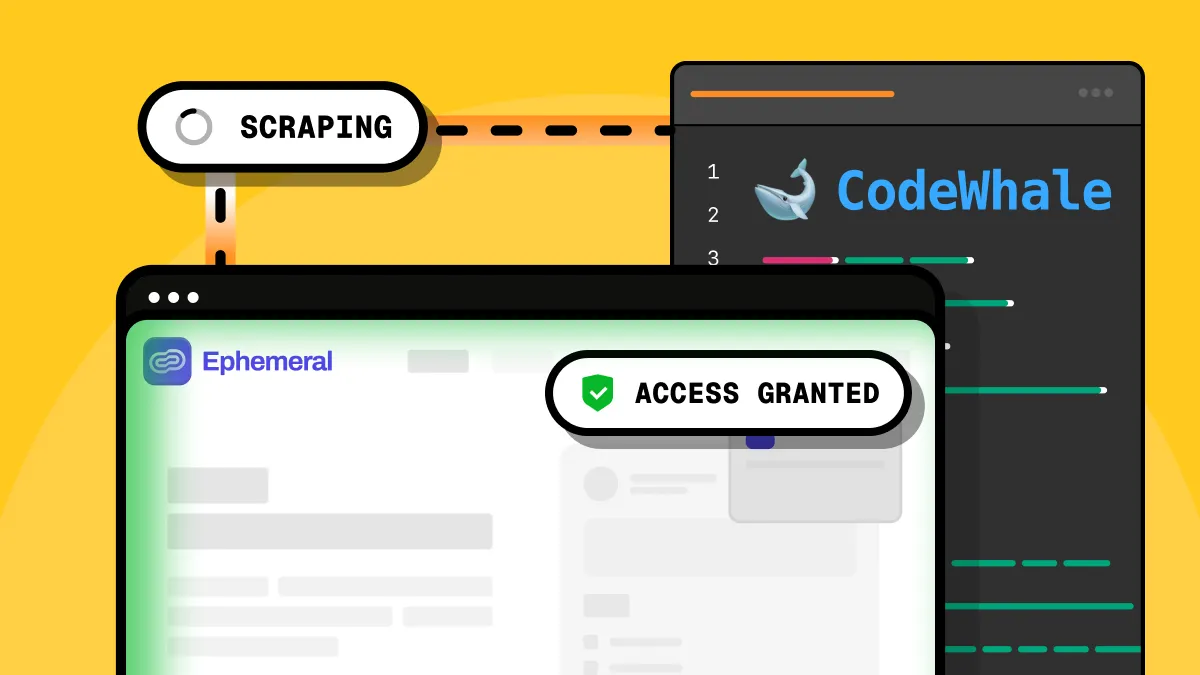 Web Scraping With CodeWhale: Live Web Data Access