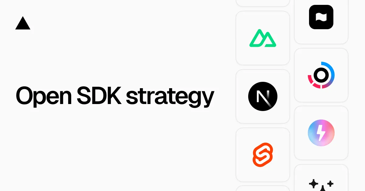 Open SDK strategy