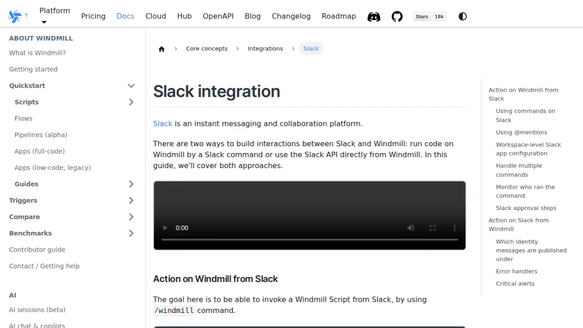 Slack integration