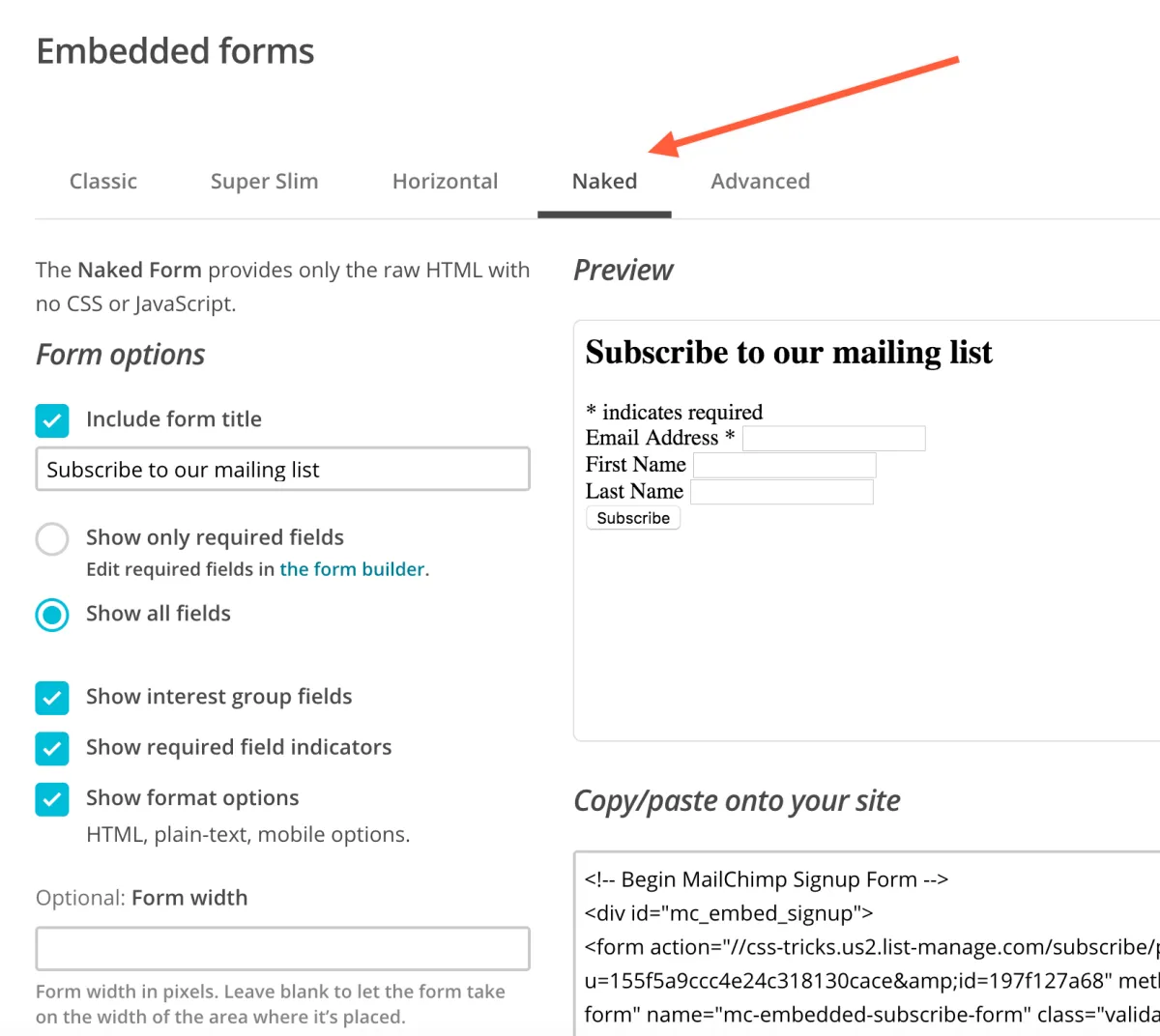Form Validation - Part 4: Validating the MailChimp Subscribe Form