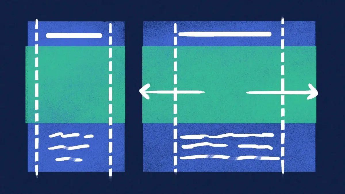 Full-Width Elements By Using Edge-to-Edge Grid