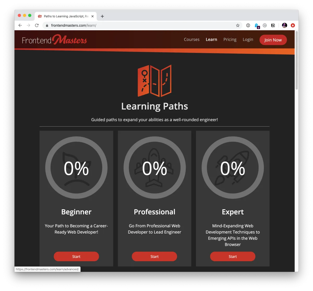 Our Learning Partner: Frontend Masters