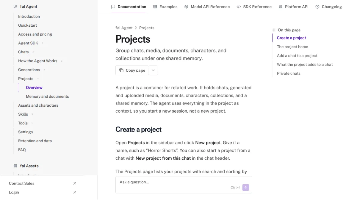 Projects - fal
