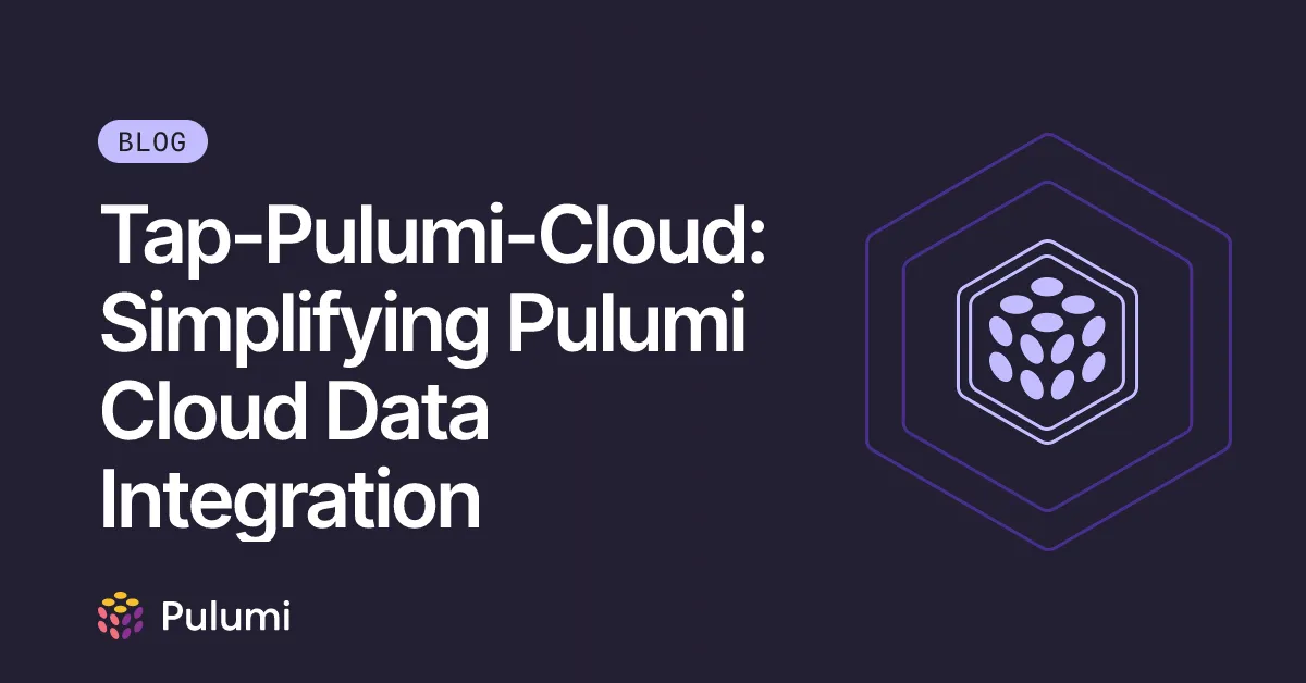 Tap-Pulumi-Cloud: Simplifying Pulumi Cloud Data Integration