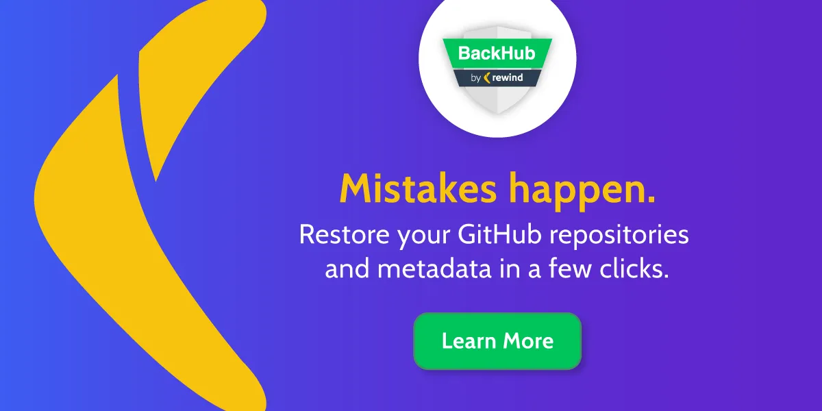 Automatic Daily GitHub Backups, Restored in Seconds