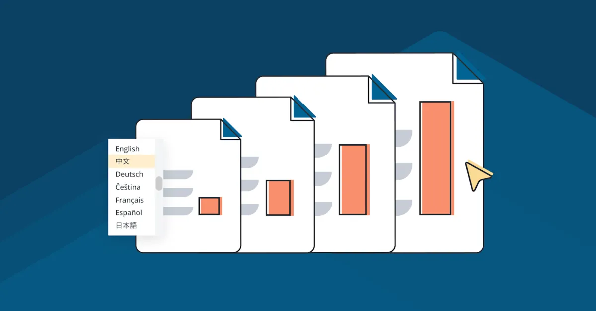 Improve your company’s productivity, speed, and ROI with AI-powered document translation