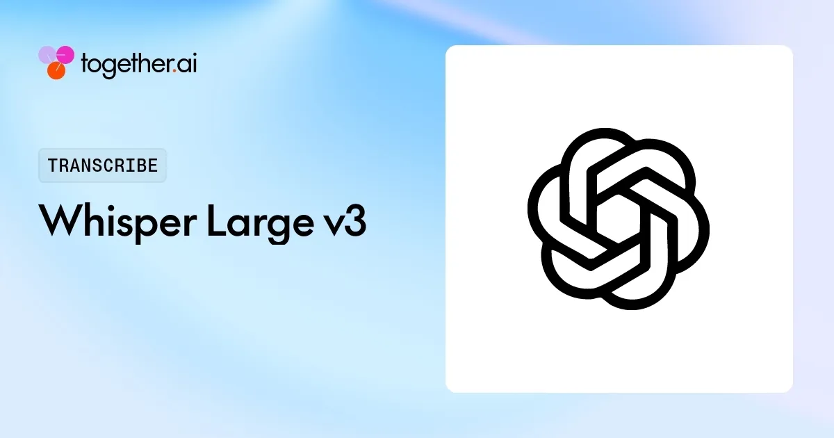 Whisper Large v3: Pricing, Benchmarks & Docs Pricing