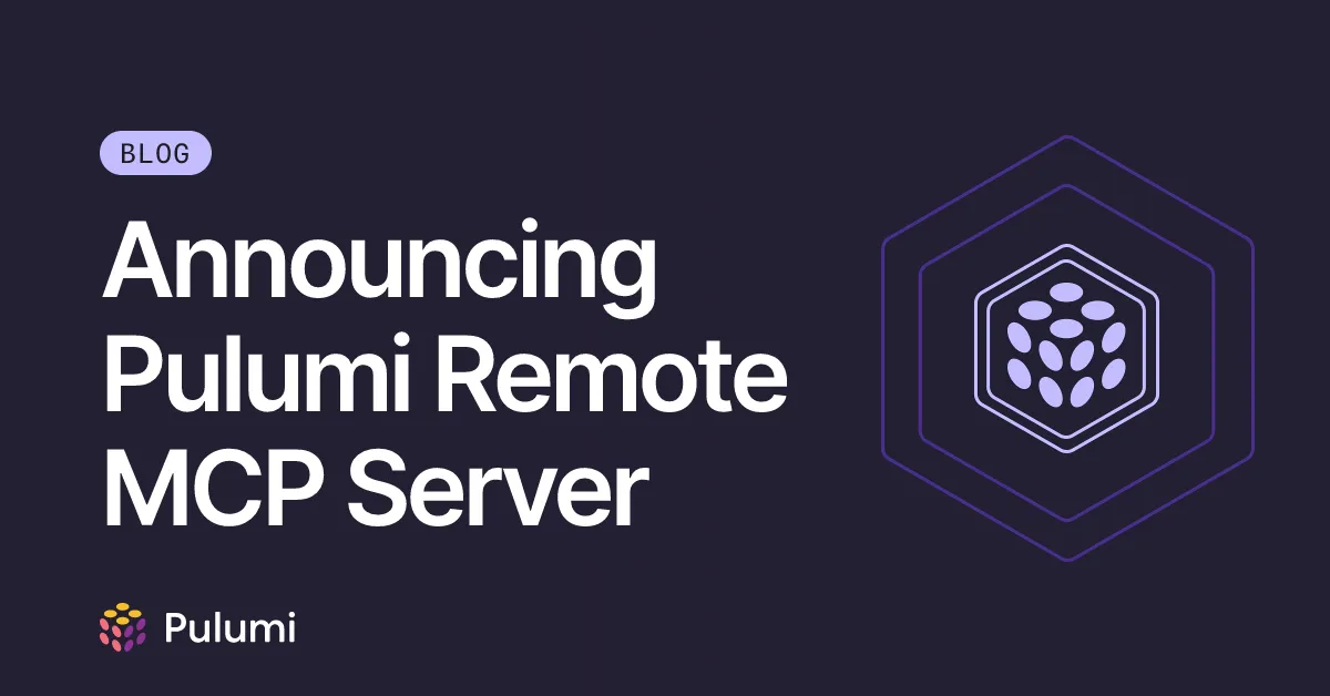 Announcing Pulumi Remote MCP Server