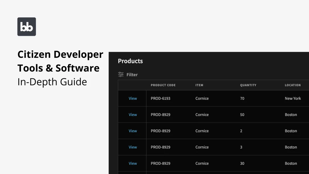 Citizen Developer Tools & Software